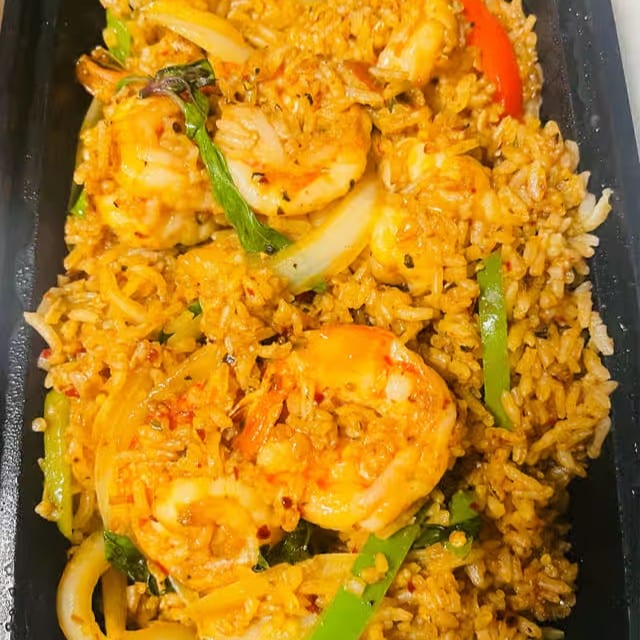 Hot Basil Fried Rice.