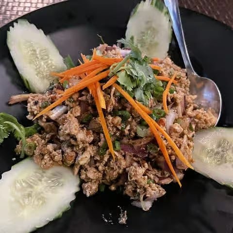 Chicken Larb Salad.